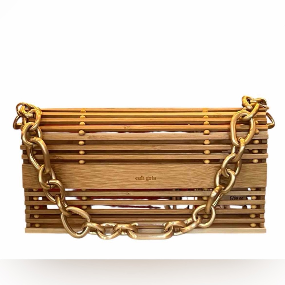 Cult Gaia Slyva Caged Bamboo Bag